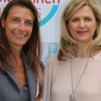 mit Beatrice Rodenstock (li.)